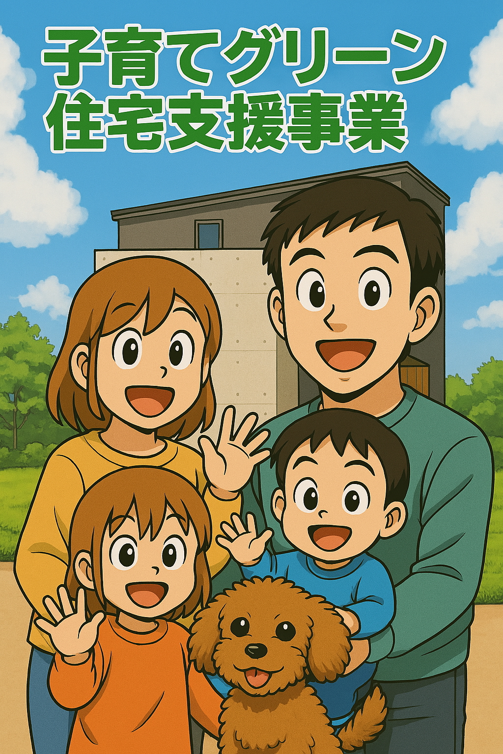 子育て・若者夫婦必見】住宅取得に補助金！2025年「グリーン住宅支援